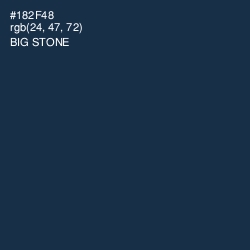#182F48 - Big Stone Color Image
