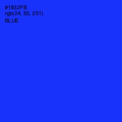 #1832FB - Blue Color Image