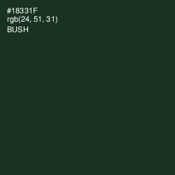 #18331F - Bush Color Image