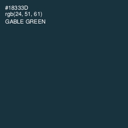 #18333D - Gable Green Color Image