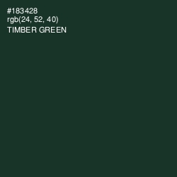 #183428 - Timber Green Color Image