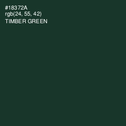 #18372A - Timber Green Color Image