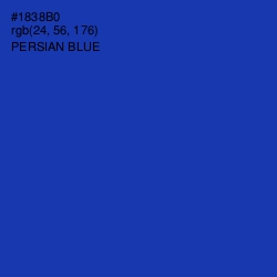 #1838B0 - Persian Blue Color Image