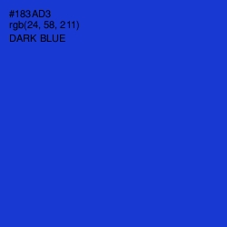 #183AD3 - Dark Blue Color Image