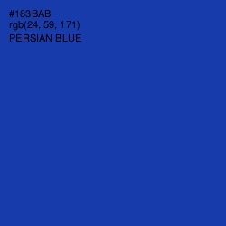 #183BAB - Persian Blue Color Image