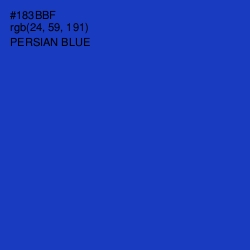 #183BBF - Persian Blue Color Image