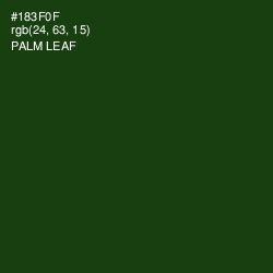 #183F0F - Palm Leaf Color Image