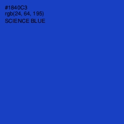 #1840C3 - Science Blue Color Image