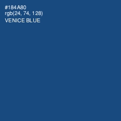 #184A80 - Venice Blue Color Image