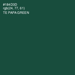 #184D3D - Te Papa Green Color Image