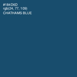#184D6D - Chathams Blue Color Image