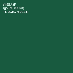 #185A3F - Te Papa Green Color Image