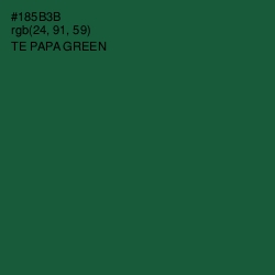 #185B3B - Te Papa Green Color Image