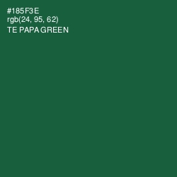 #185F3E - Te Papa Green Color Image