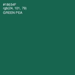 #18654F - Green Pea Color Image