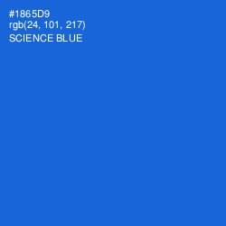 #1865D9 - Science Blue Color Image