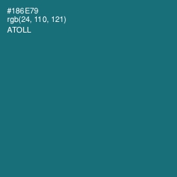 #186E79 - Atoll Color Image