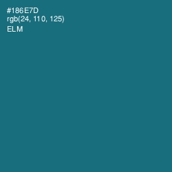 #186E7D - Elm Color Image