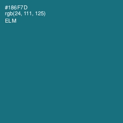 #186F7D - Elm Color Image