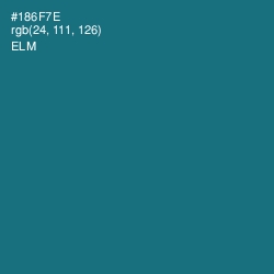 #186F7E - Elm Color Image