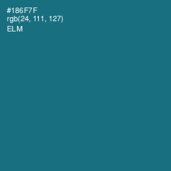 #186F7F - Elm Color Image