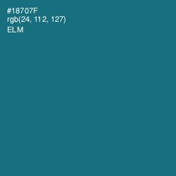 #18707F - Elm Color Image