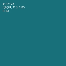 #18717A - Elm Color Image