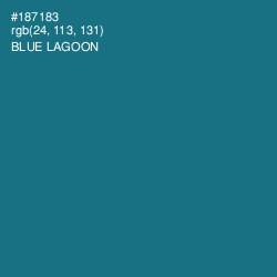 #187183 - Blue Lagoon Color Image