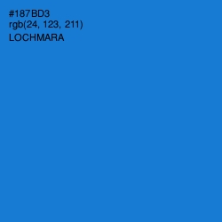 #187BD3 - Lochmara Color Image