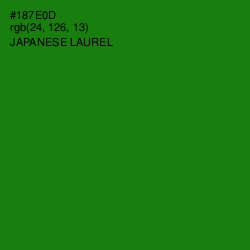 #187E0D - Japanese Laurel Color Image