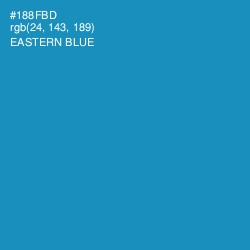 #188FBD - Eastern Blue Color Image