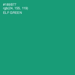 #189B77 - Elf Green Color Image