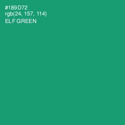 #189D72 - Elf Green Color Image