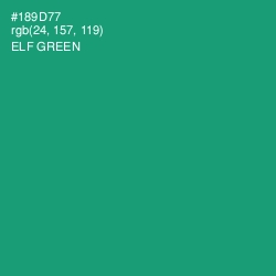 #189D77 - Elf Green Color Image