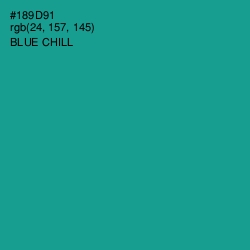 #189D91 - Blue Chill Color Image