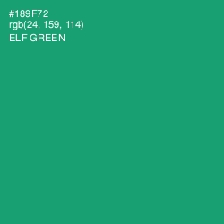 #189F72 - Elf Green Color Image
