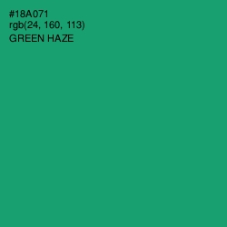 #18A071 - Green Haze Color Image