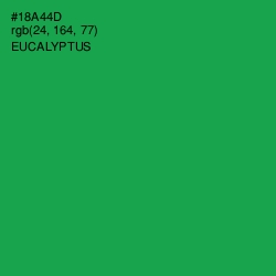 #18A44D - Eucalyptus Color Image