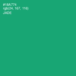 #18A774 - Jade Color Image