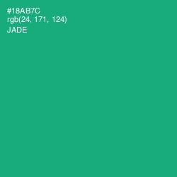 #18AB7C - Jade Color Image