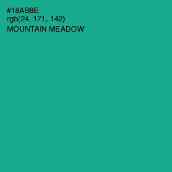 #18AB8E - Mountain Meadow Color Image