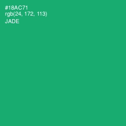 #18AC71 - Jade Color Image