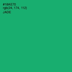 #18AE70 - Jade Color Image