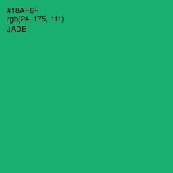 #18AF6F - Jade Color Image