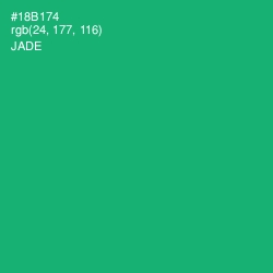 #18B174 - Jade Color Image
