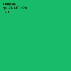 #18BB68 - Jade Color Image