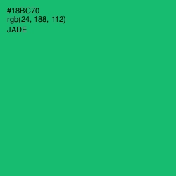 #18BC70 - Jade Color Image
