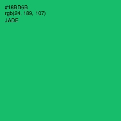 #18BD6B - Jade Color Image