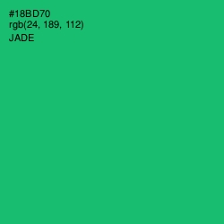 #18BD70 - Jade Color Image