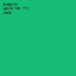 #18BD75 - Jade Color Image